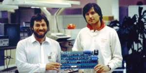 Apple founder during early days