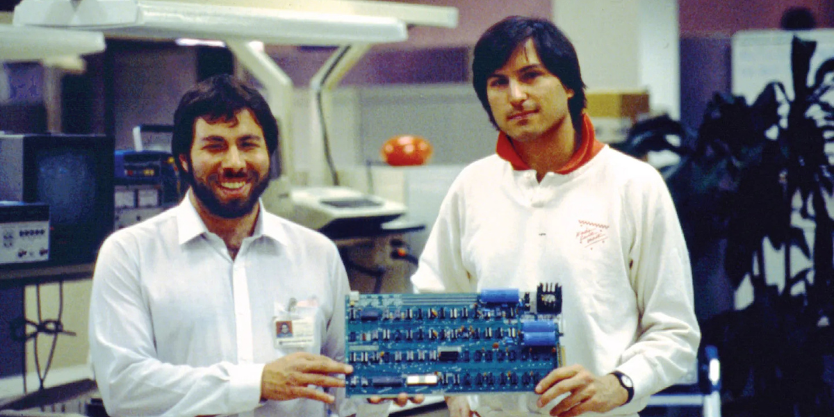 Apple founder during early days
